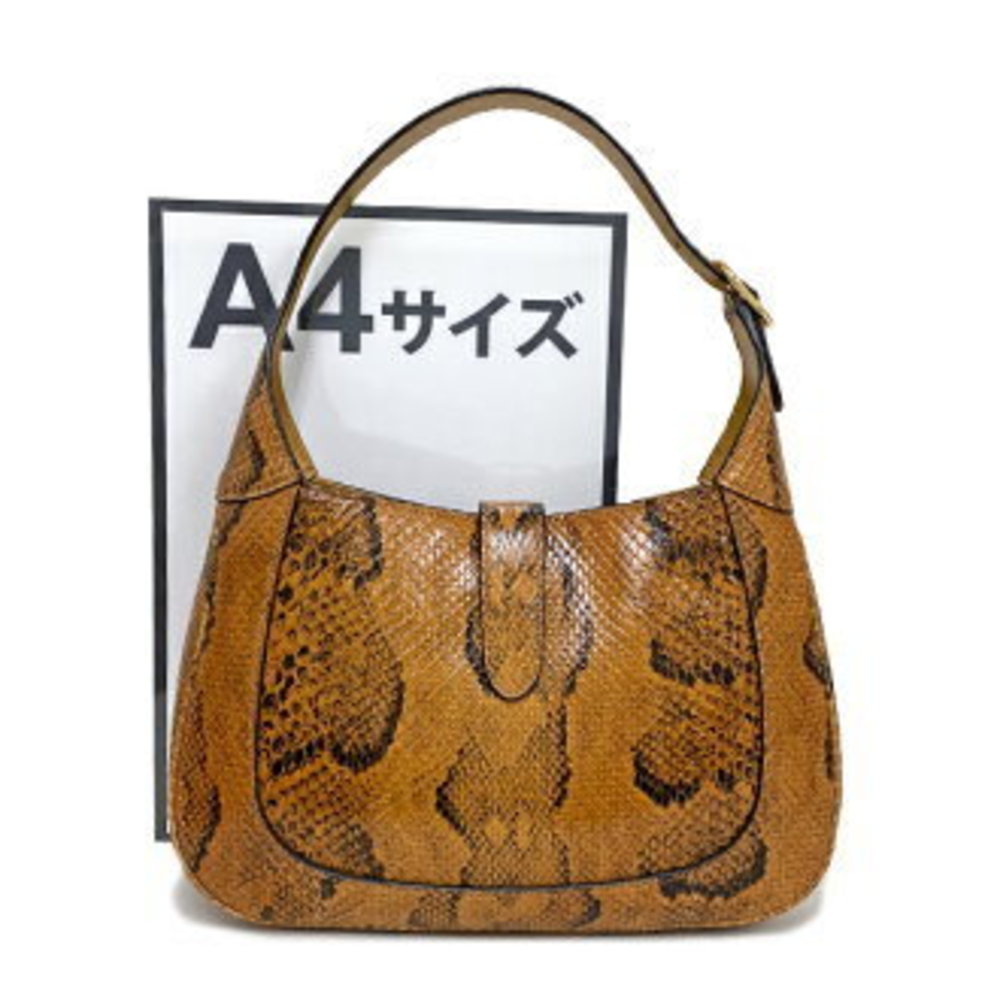 Gucci Jackie Python Shoulder Bag Handbag Burton O… - image 5